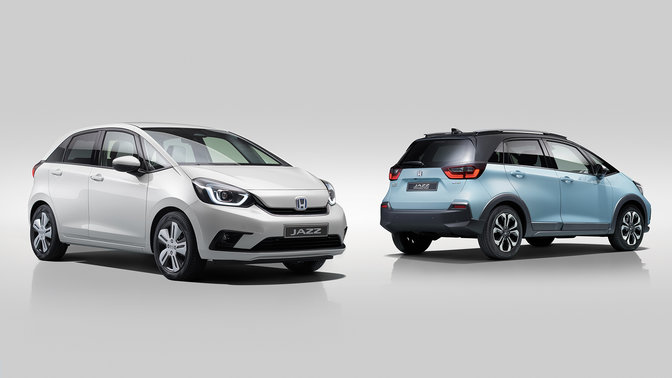 Honda Jazz und Jazz Crosstar im Studio
