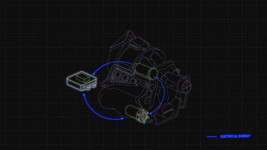 3D-CAD-Darstellung eines Energiespeichers