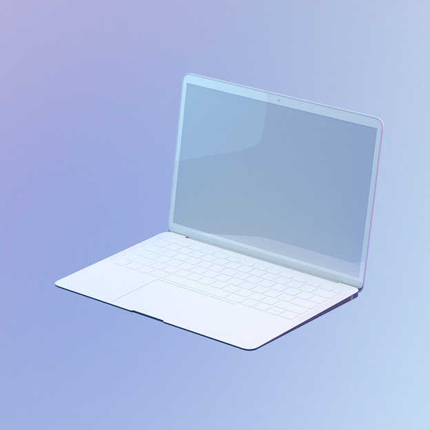 Digitale Abbildung eines Laptops