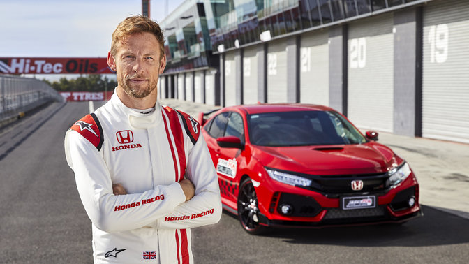 Der Honda Civic Type R mit Jenson Button