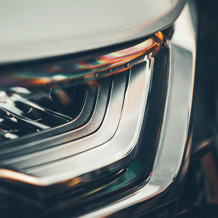 Honda CR-V Hybrid, Frontansicht der Scheinwerfer.
