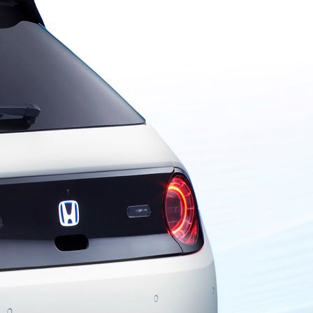 Heckansicht des Honda e Prototype
