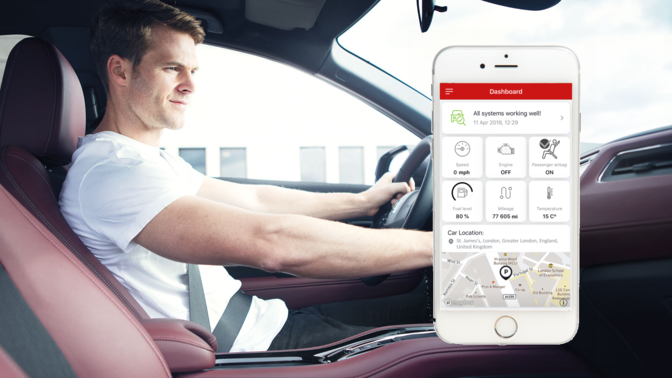 Zustandsübersicht in der My Honda App