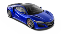 blauer Honda NSX