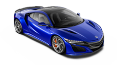 blauer Honda NSX