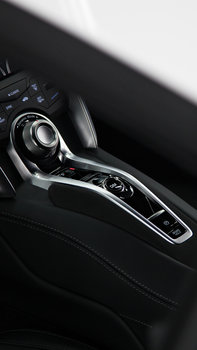 Nahaufnahme der Tasten des Honda NSX.