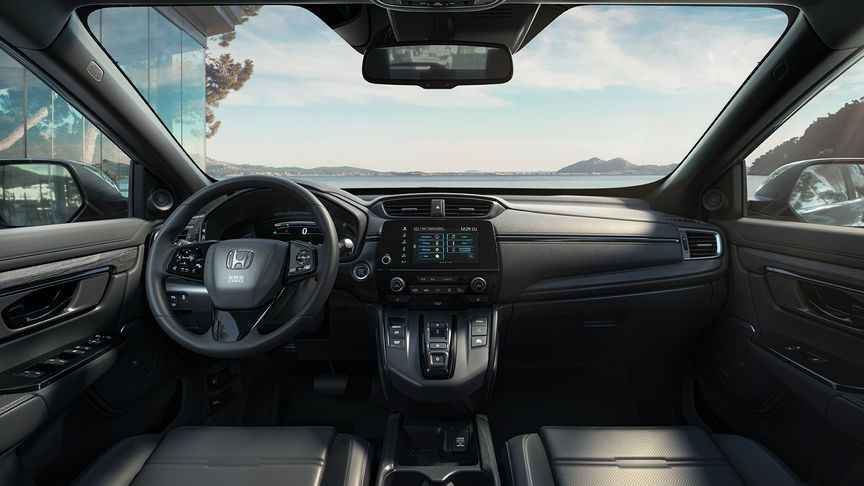 Honda CR-V, 3/4-Frontansicht, im Stadtverkehr