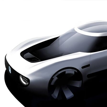 Honda Concept Car, 3/4-Frontansicht.