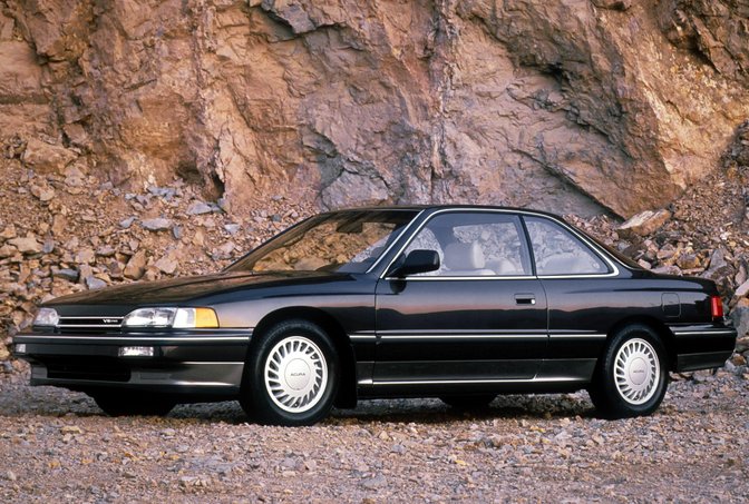 Seitenansicht des Honda Acura Legend Coupé.