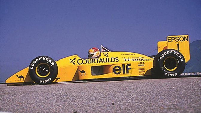 Der amtierende Formel 1-Weltmeister Nelson Piquet fuhr während der Saison 1988 den Lotus 100T mit Honda Motor.