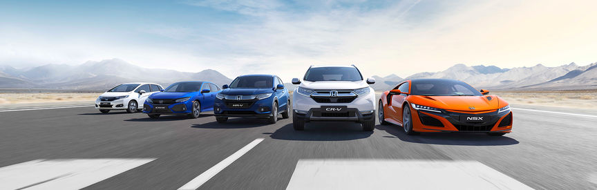 Die Pkw-Modelle von Honda.