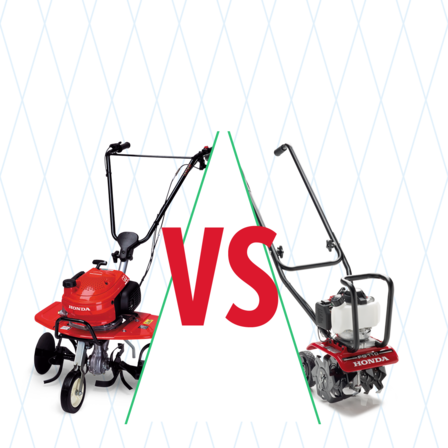 2 Motorhacken mit Vergleichsabbildung.