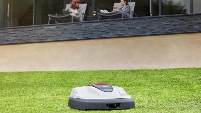 Miimo HRM3000 beim Mähen