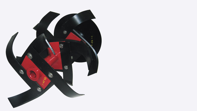 Nahaufnahme der Hackmesser.