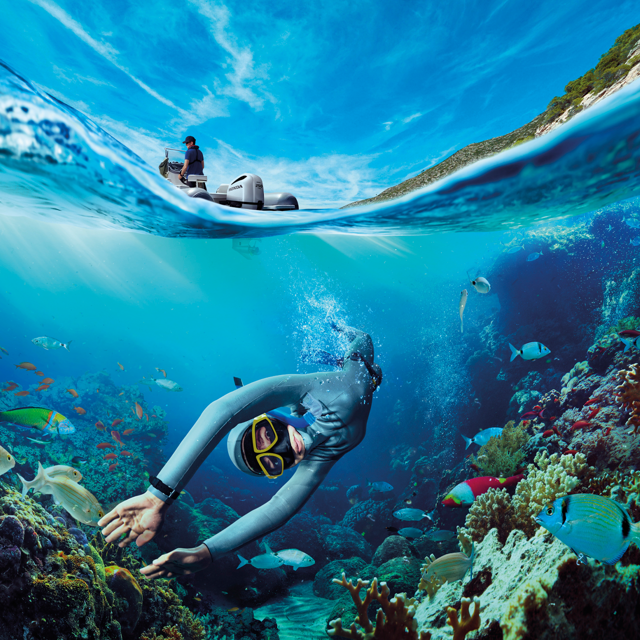 Das Abenteuer beginnt mit einem Honda