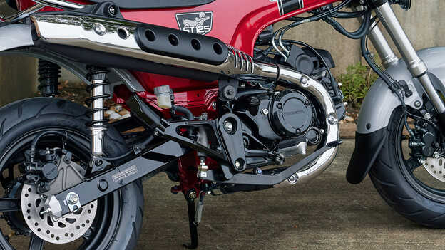 Dax 125, Nahaufnahme Motor