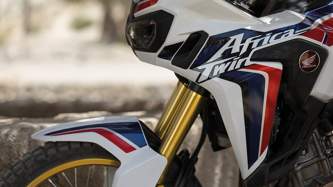 Nahaufnahme der Africa Twin