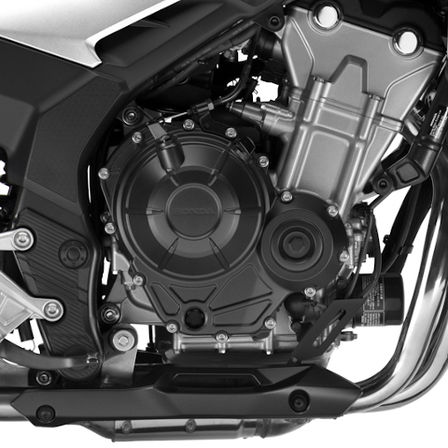 CB500X, Studioaufnahme, Nahaufnahme des Motors