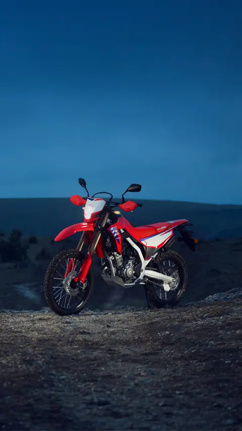 Honda CRF300L- und CRF300 Rally-Motorrad.