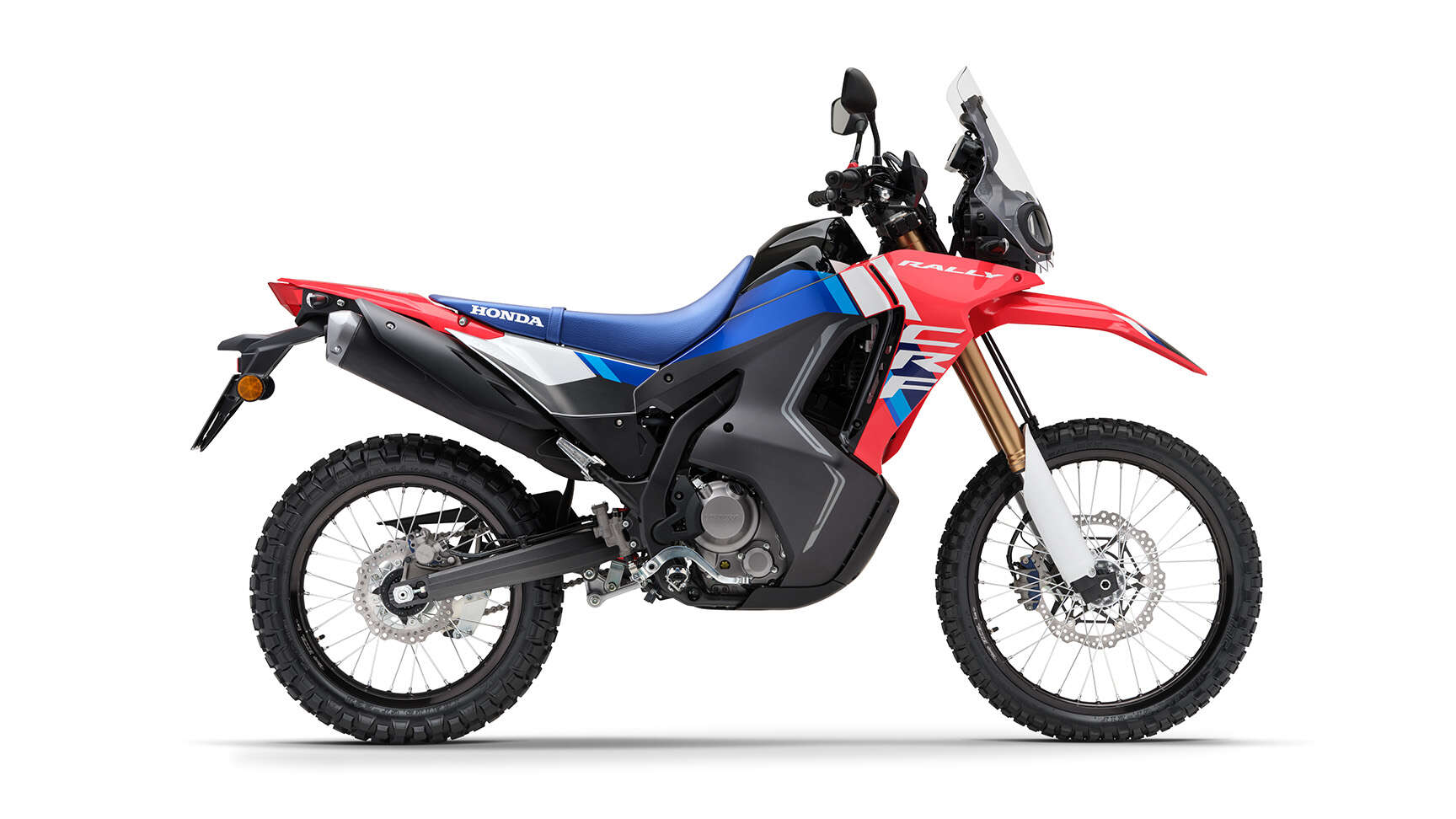 CRF300 Rally, Seitenansicht
