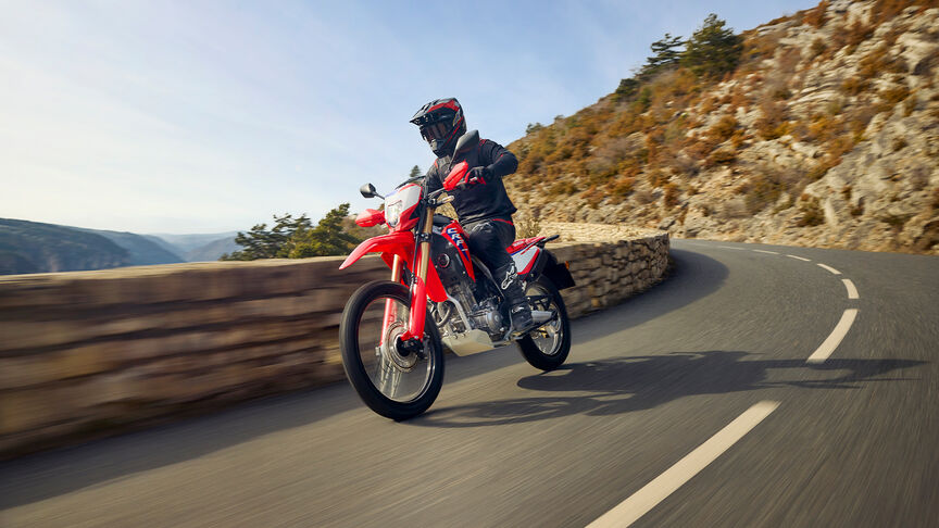 Honda CRF300L- und CRF300 Rally-Motorrad.