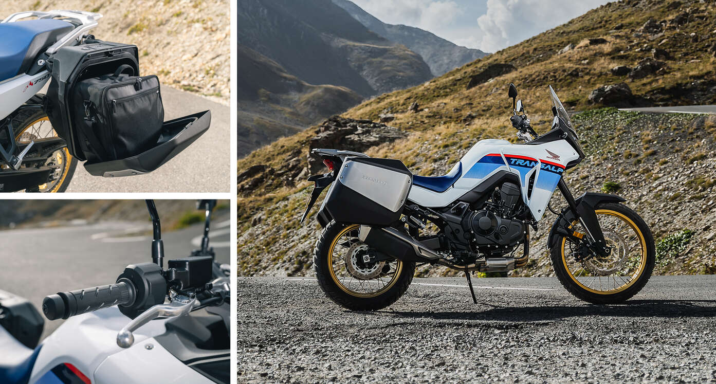 XL750 Transalp mit Touring-Paket.