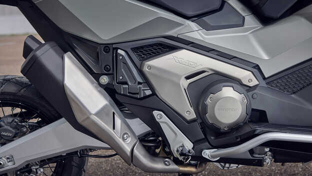 X-ADV, Nahaufnahme des Motors.