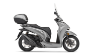 SH350i mit Smart Top Box 2025 Matt Lucent Silver Metallic