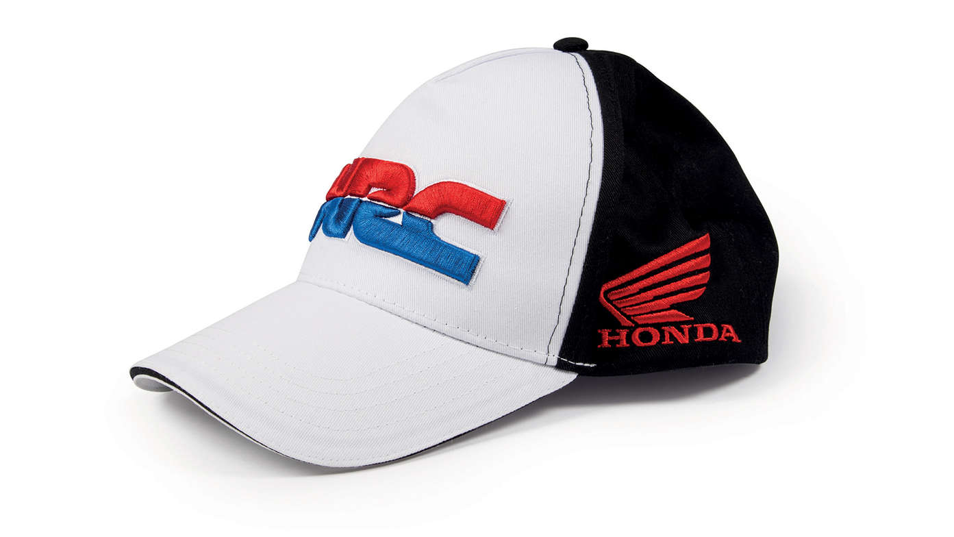 Honda HRC-Replica-Baseballkappe mit HRC-Design und -Logo.