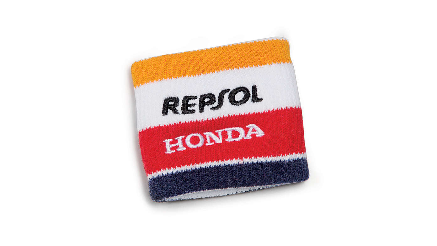 Honda Repsol-Armband mit Honda MotoGP-Design und Repsol-Logo.