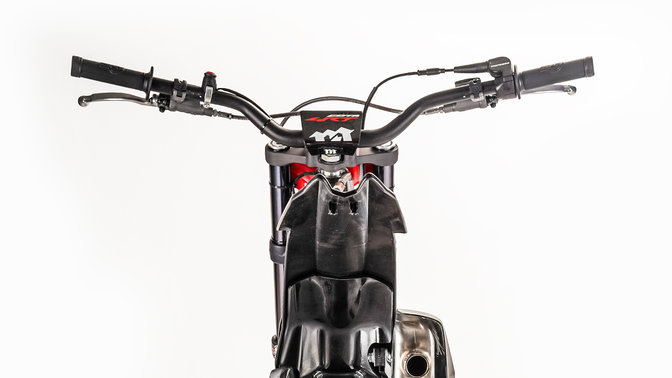 Nahaufnahme Lenker Honda Montesa Cota 4RT 260R von hinten.