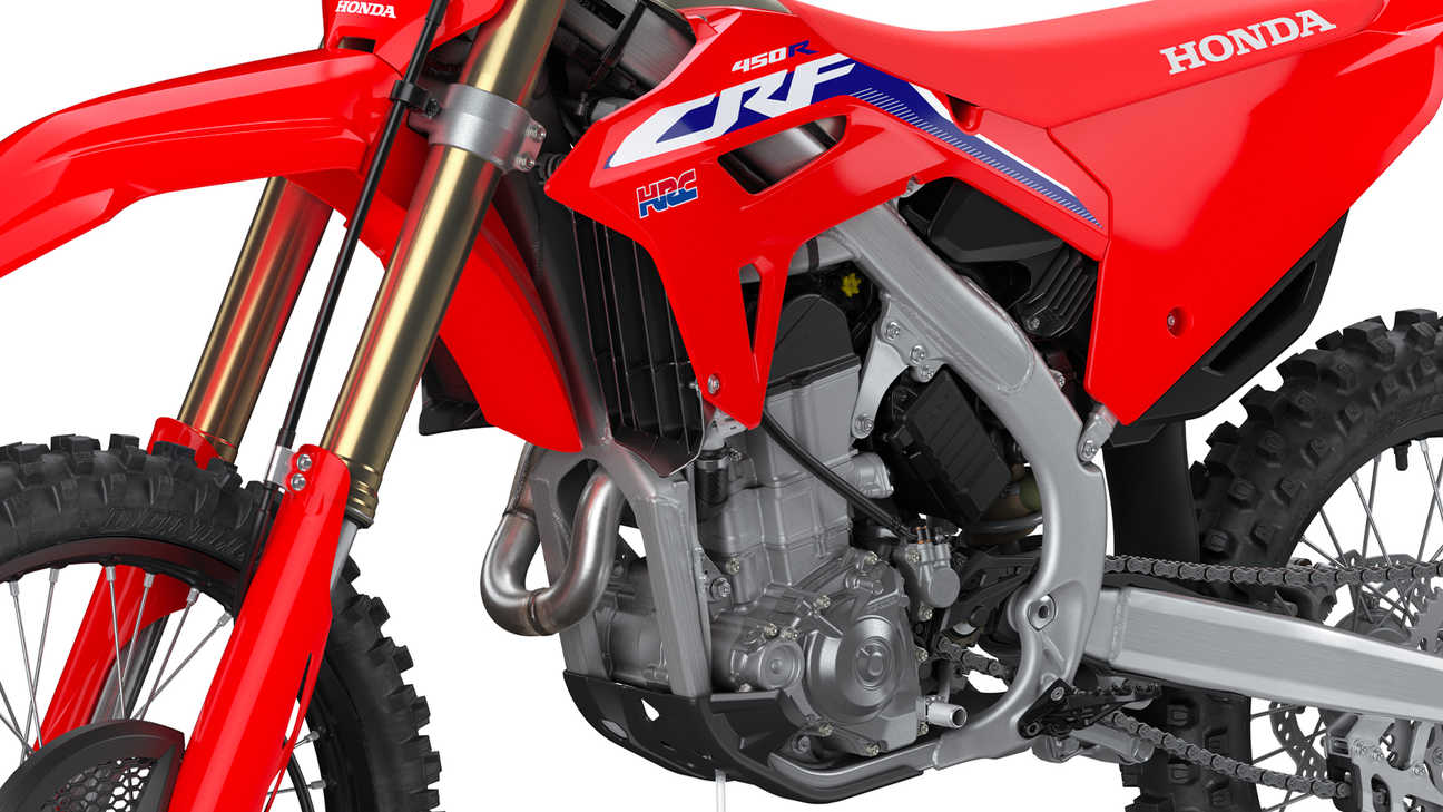 CRF450R, konischer Brückenrahmen