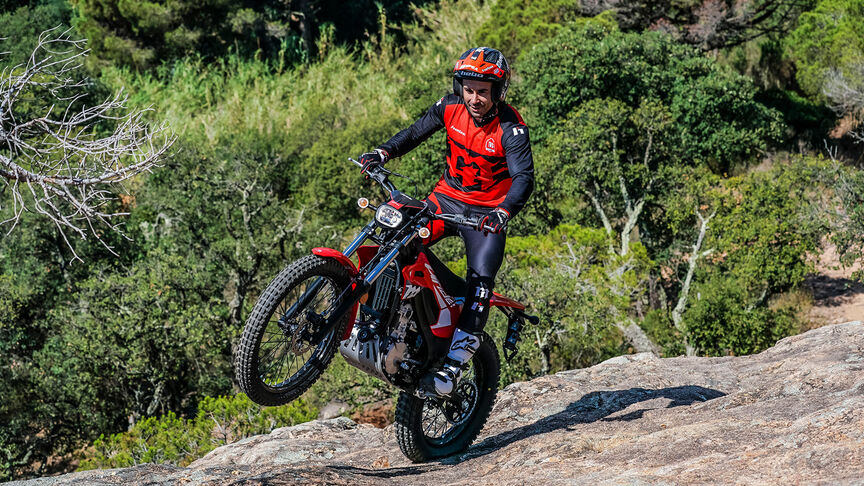 Montesa 4Ride, im Gelände.