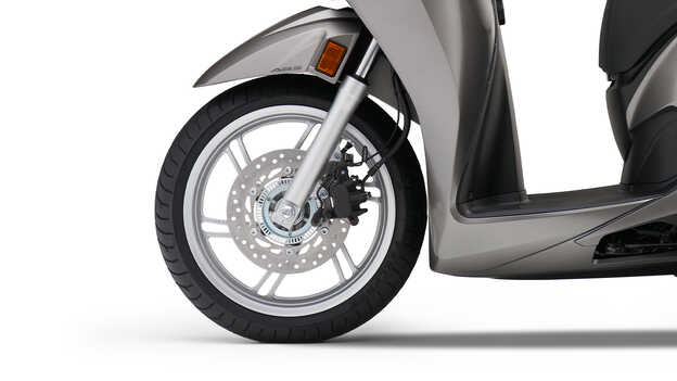 Honda SH350i – 16-Zoll-Vorder- und Hinterrad, hochwertige Aufhängung und ABS-Bremsen