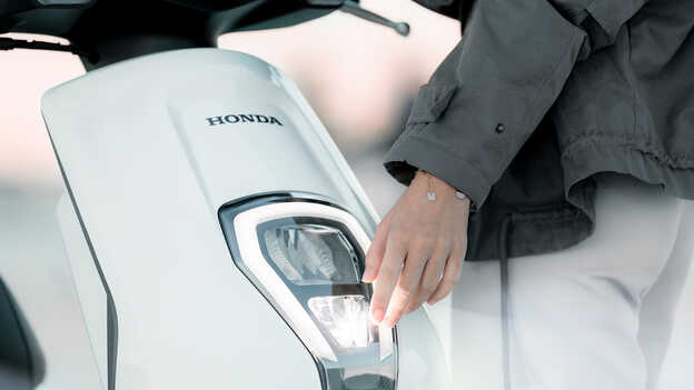 Honda EM1 e: LED-Scheinwerfer