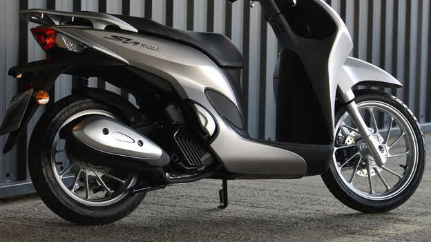 SH Mode 125, 3/4-Heckansicht des Rahmens