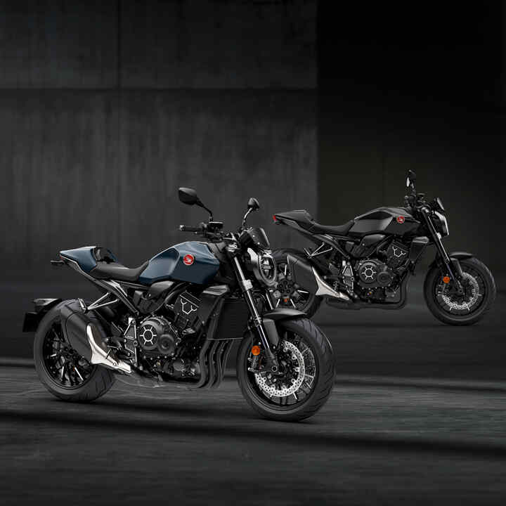 Honda CB1000R Black Edition und Mat Blue Jeans Metallic