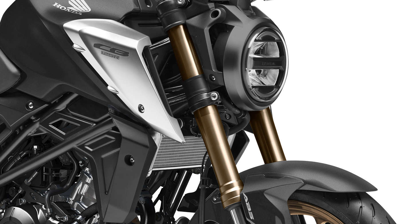 Honda CB125R, Showa Separate Function Front Fork Big Piston (SFF-BP) mit 41 mm Durchmesser