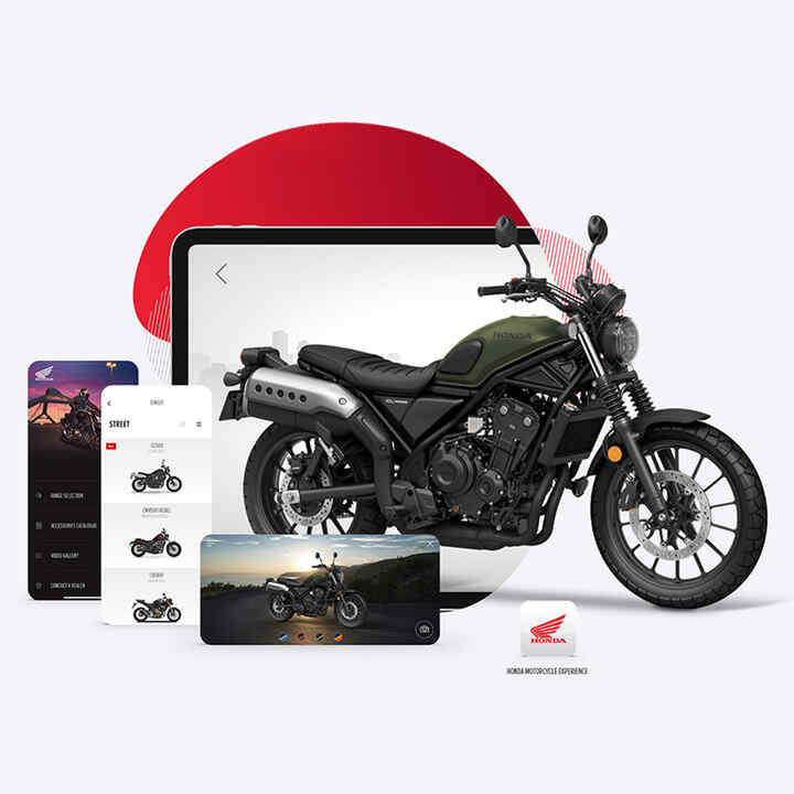 „Honda Motorcycles Experience“-App mit CL500.