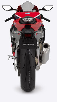 Honda Fireblade, Heckansicht.