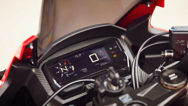 CBR500R, sportliches LCD-Cockpit