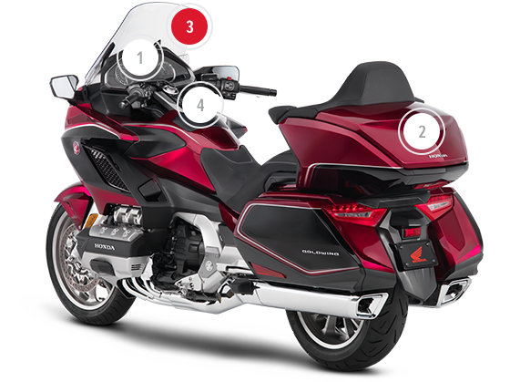 Ubersicht Honda Gold Wing Tourer Sporttourer Honda Motorrader
