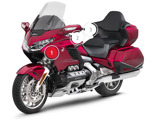 Ubersicht Honda Gold Wing Tourer Sporttourer Honda Motorrader