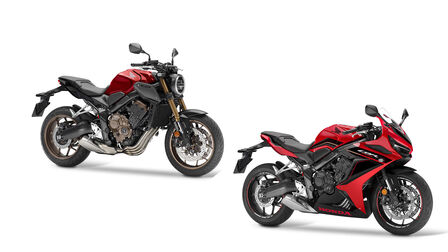 Optik-Update für Honda CB650R und CBR650R, Modelljahrgang 2023