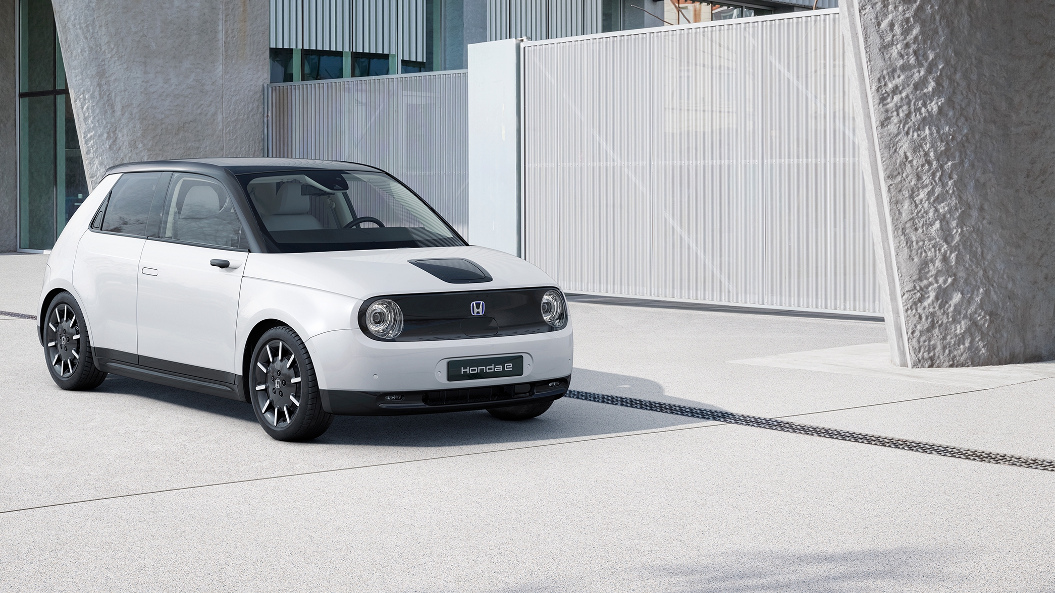 Honda e Seitenansicht