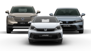 Drei Modelle Frontansicht, Link zum Produktberater