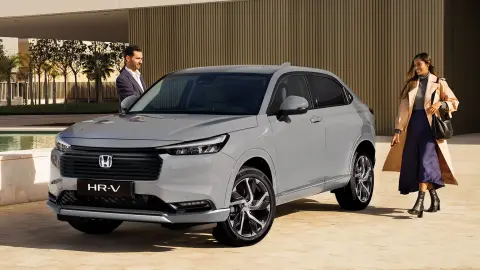 Nahaufnahme der Farbe des Honda HR-V