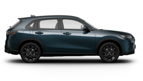 Seitenansicht eines blauen Honda ZR-V Hybrid