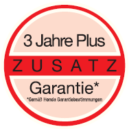 Logo 2+3=5 jahre Garantie.