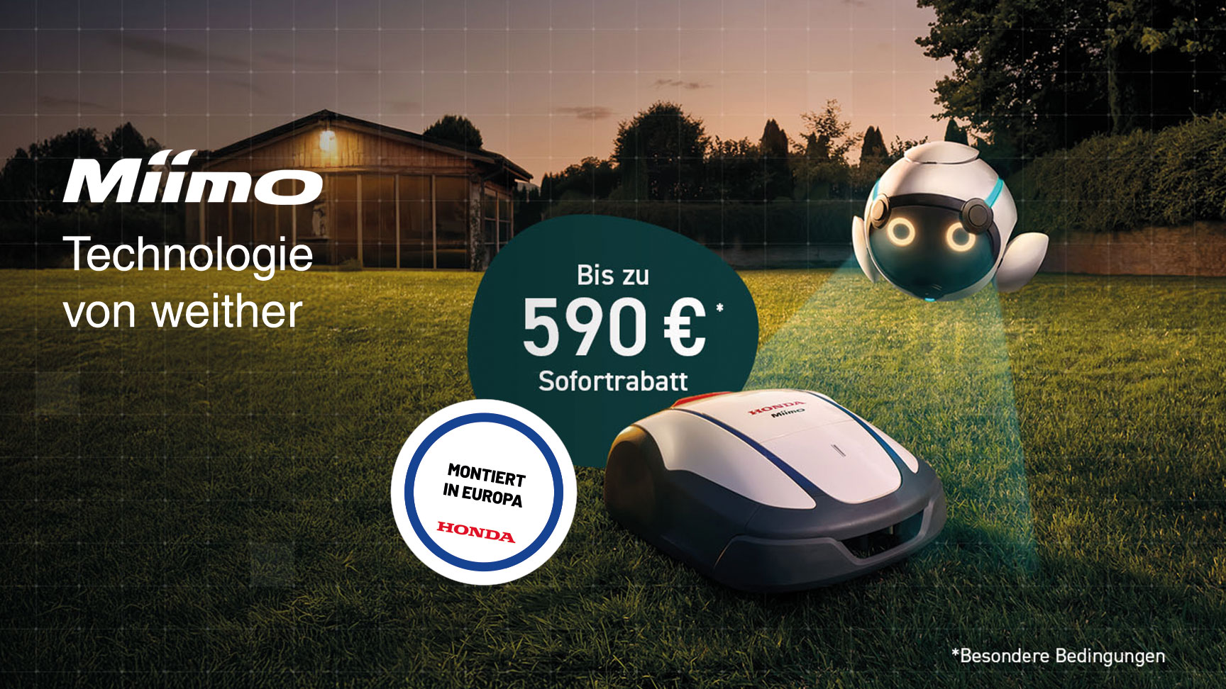 Exklusives Angebot für Miimo-Rasenmäher – Sichern Sie sich jetzt Ihren Rabatt!